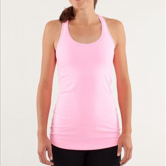 lululemon athletica Tops - Lululemon Fitted Pink Tanktop